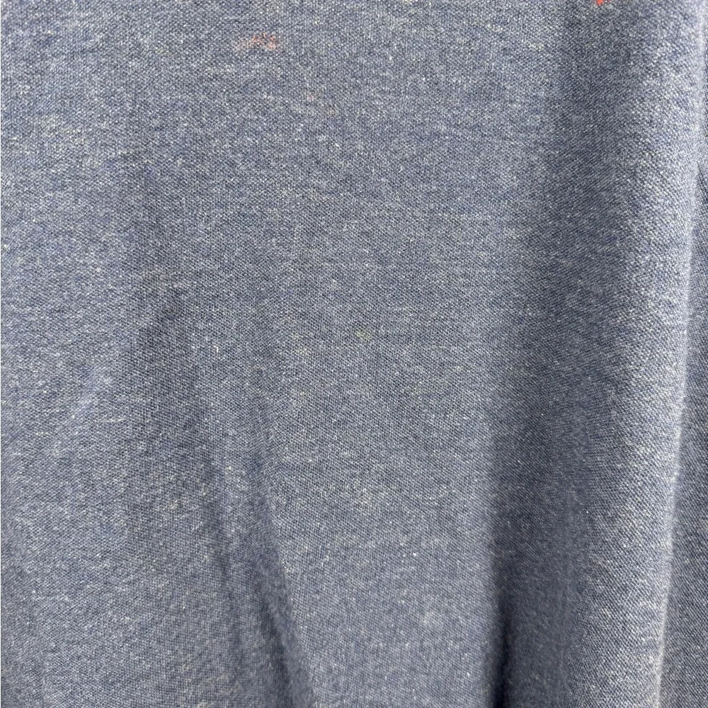 Polo by Ralph Lauren Men's Heather Blue Polo Slim Fit Shirt XXL
